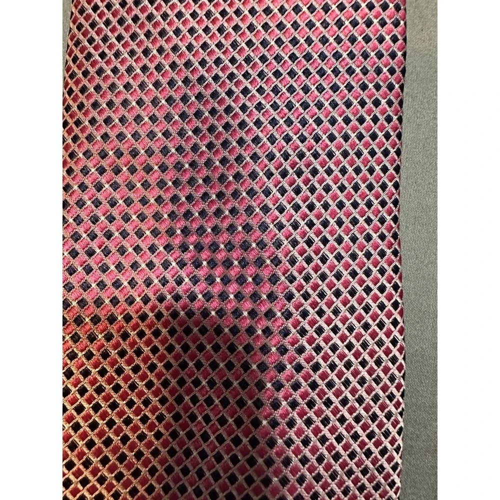 Saddlebred‎ Pink/Blue Diamond Metallic Tie